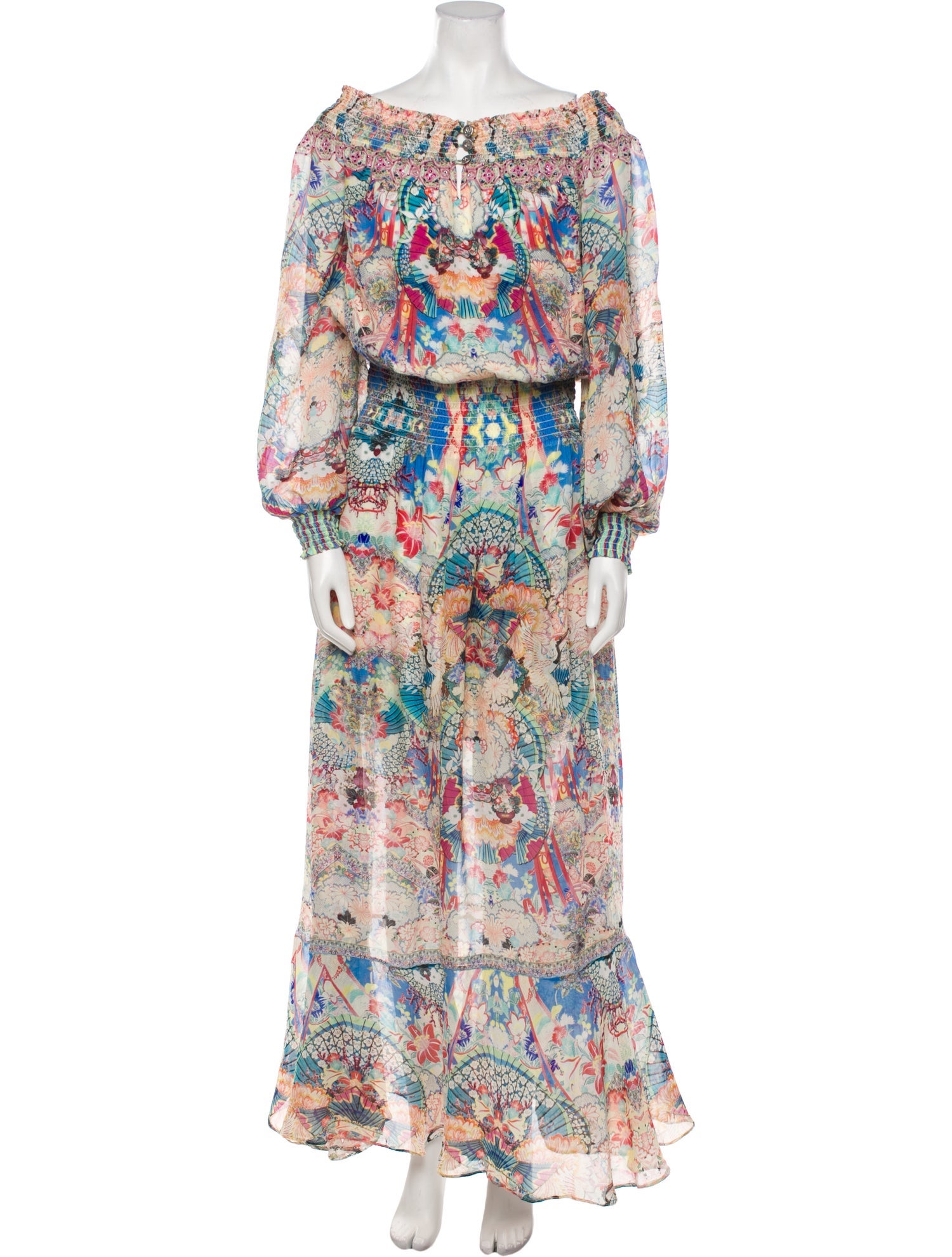 Camilla Silk Long Dress